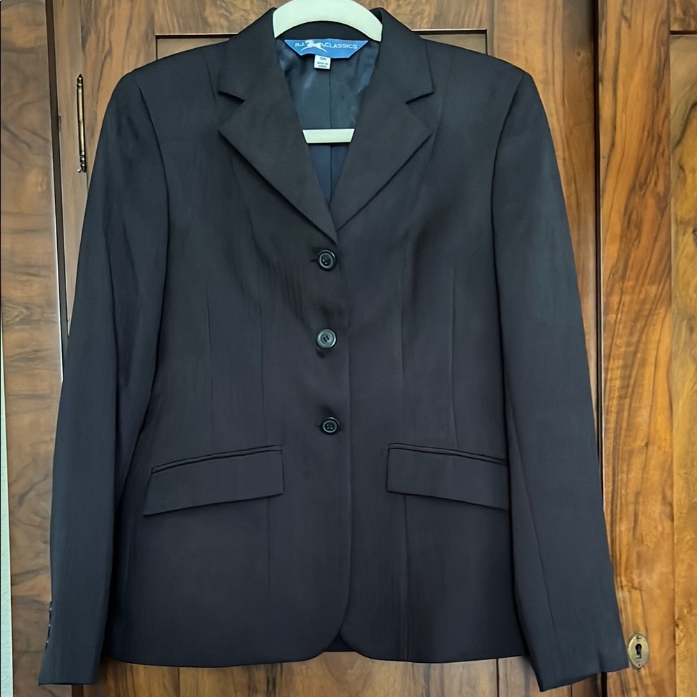 RJ Classics Equestrian Show Coat Size 0R